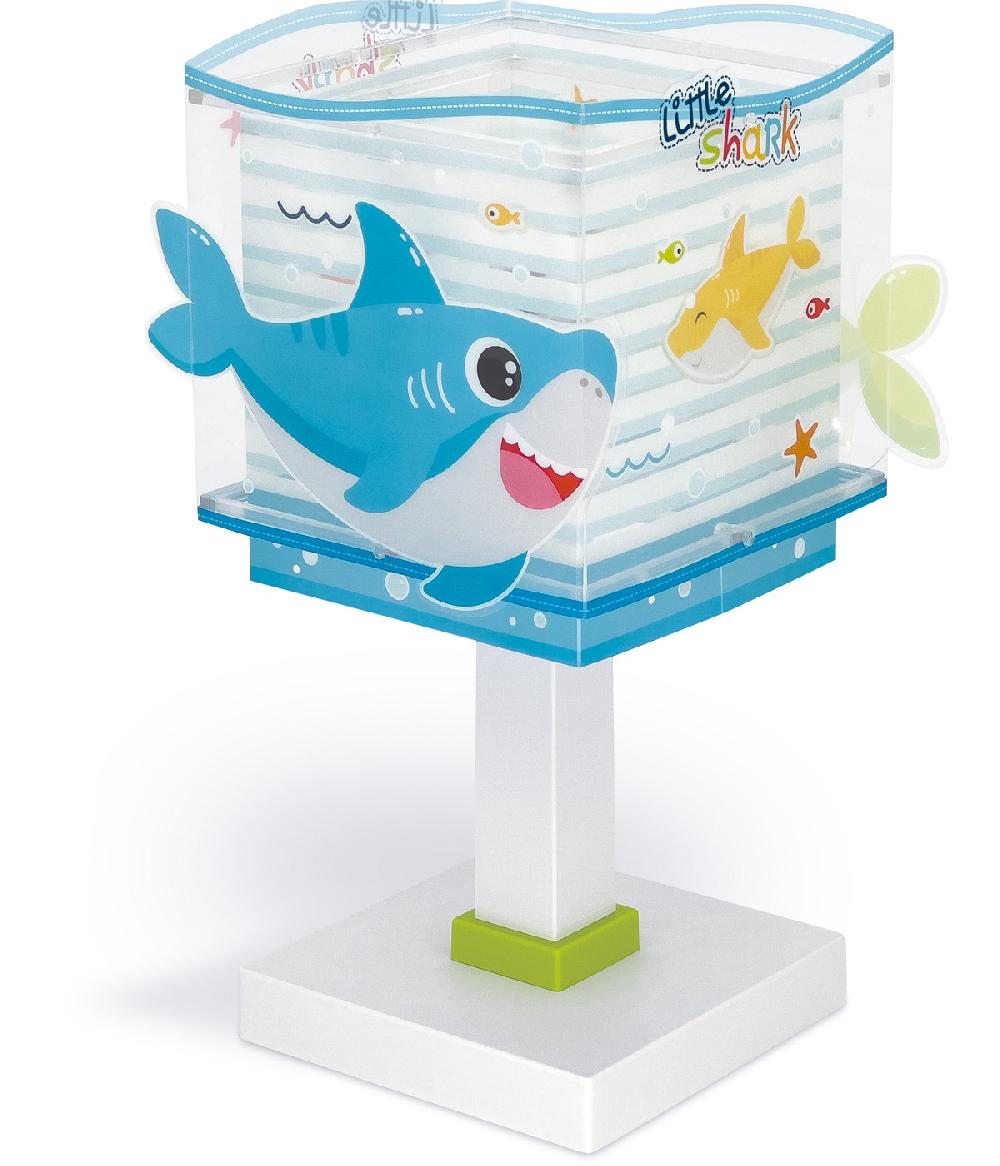 Dansi Lámpara De Mesa Infantil Little Shark Pequeño Tiburón
