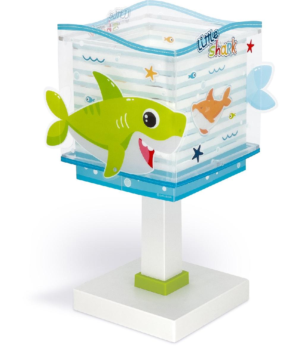 Dansi Lámpara De Mesa Infantil Little Shark Pequeño Tiburón