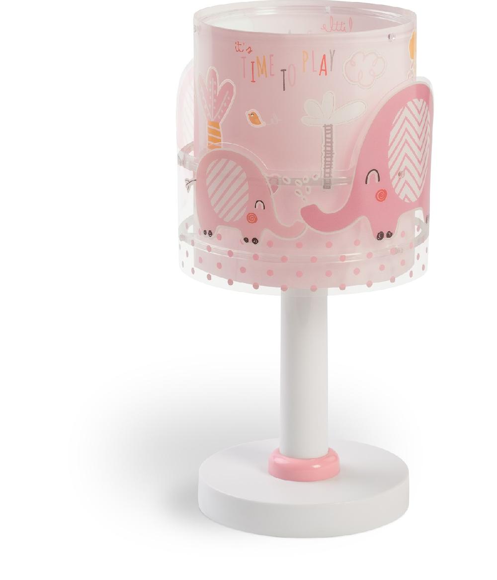 Dansi Lámpara De Mesita Infantil Little Elephant Elefante Rosa