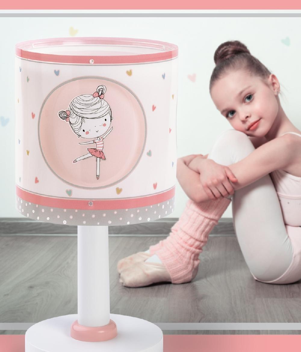 Dansi Lámpara de mesita infantil Sweet Dance Bailarina
