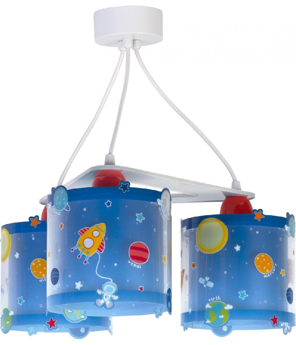 Dansi Lámpara de techo 3 luces infantil Planets Planetas sistema solar