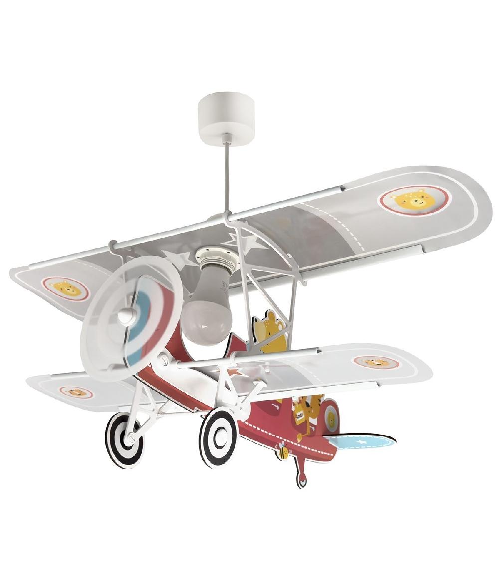 Dansi Lámpara De Techo Infantil Avión Oso Pequeño Teddy