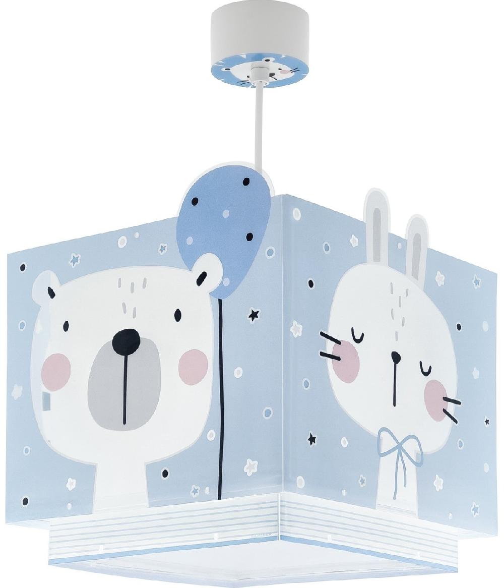 Dansi Lámpara De Techo Infantil Baby Jungle Animales Bosque Azul