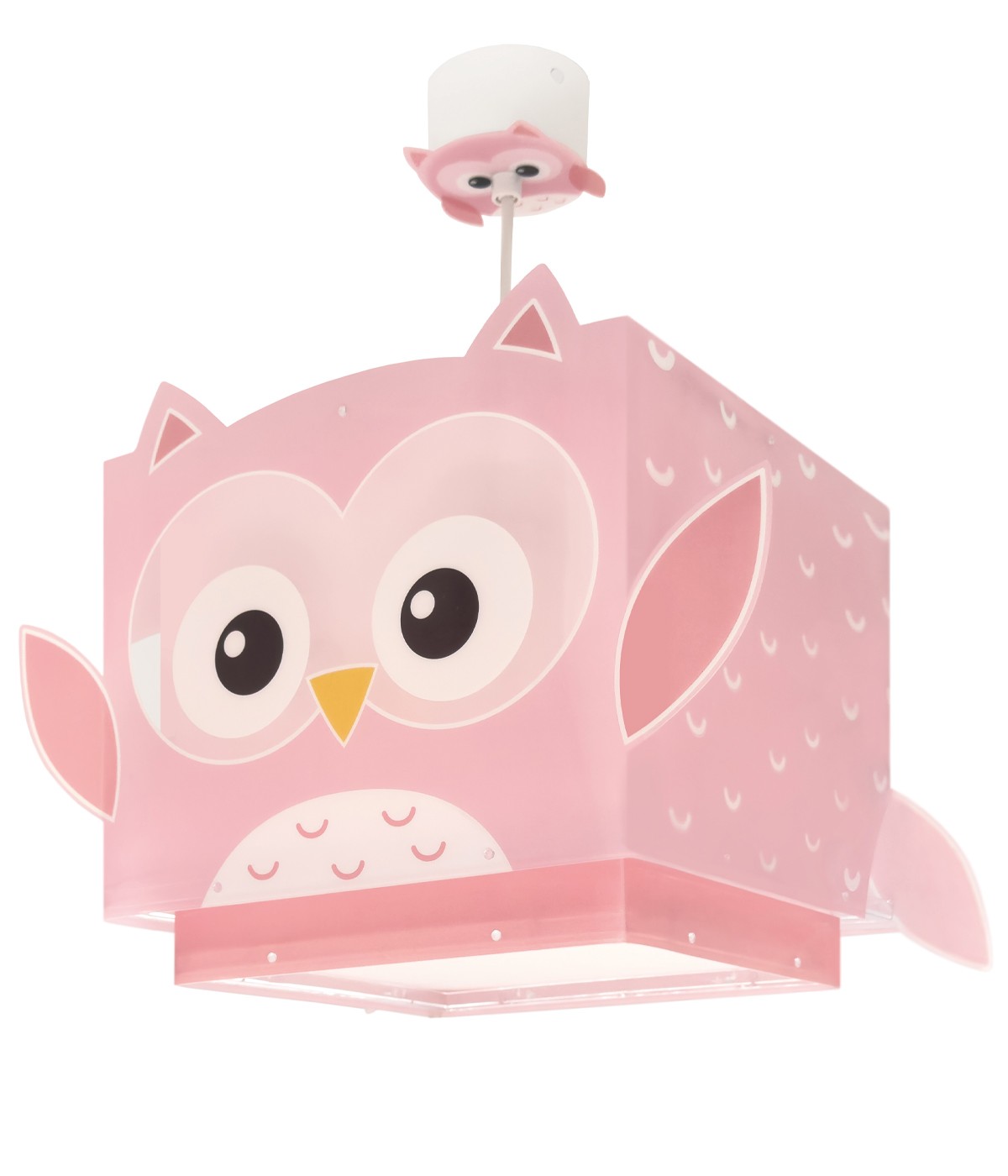 Dansi Lámpara De Techo Infantil Little Pink Owl Búho Rosa