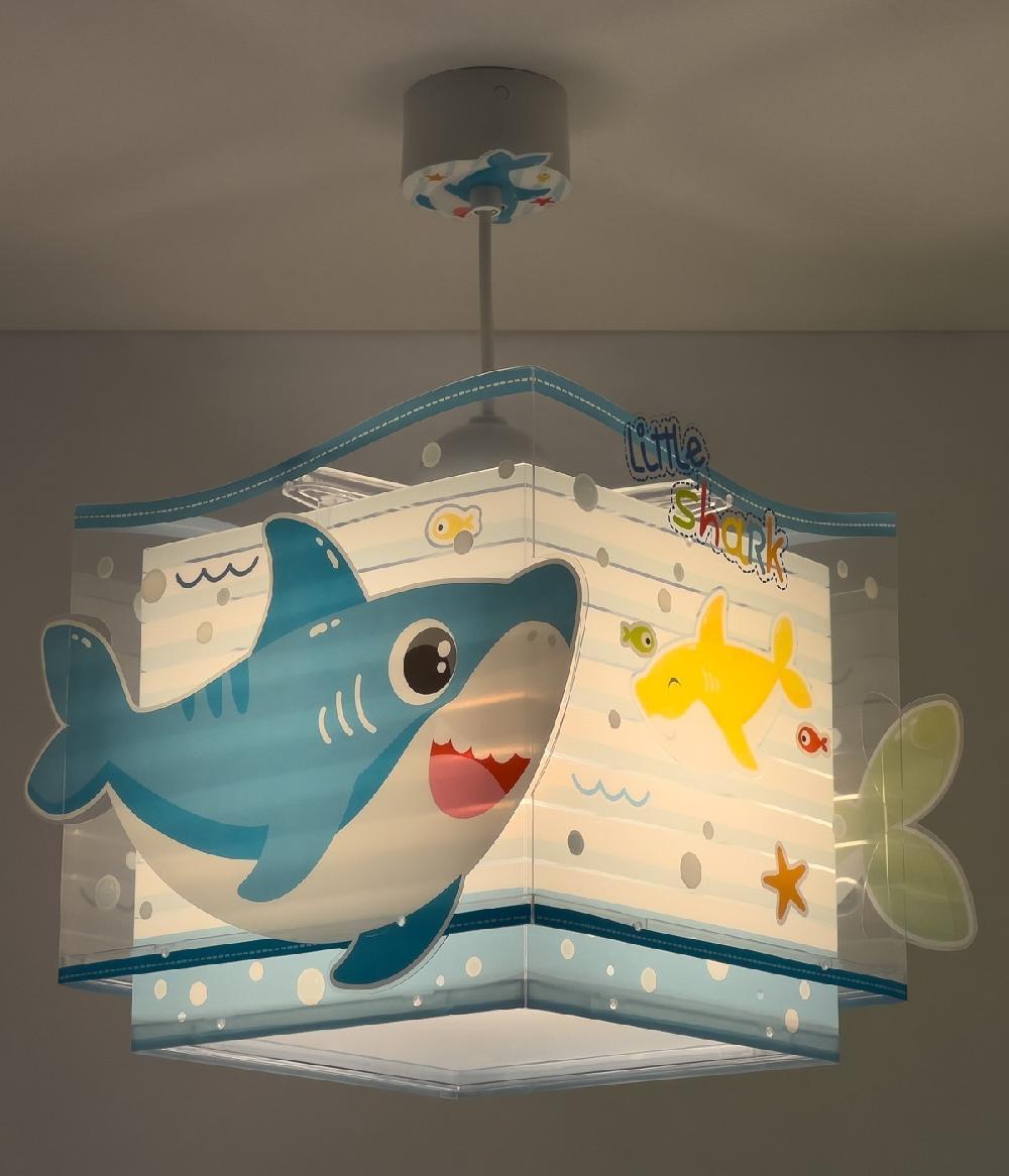 Dansi Lámpara de techo infantil Little Shark Pequeño Tiburón