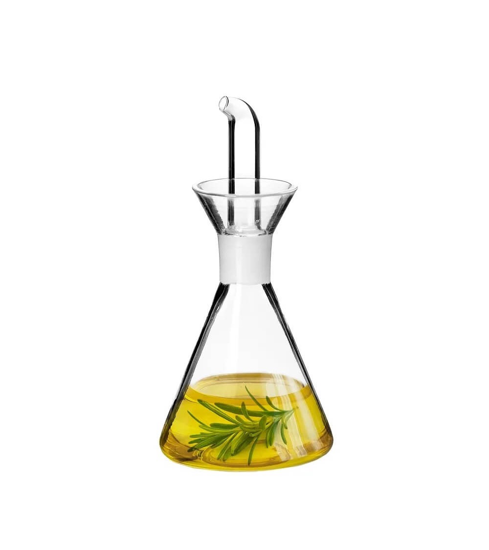 Dcasa Aceitera antigoteo cristal clasicos para mesa de cocina de 125 cc