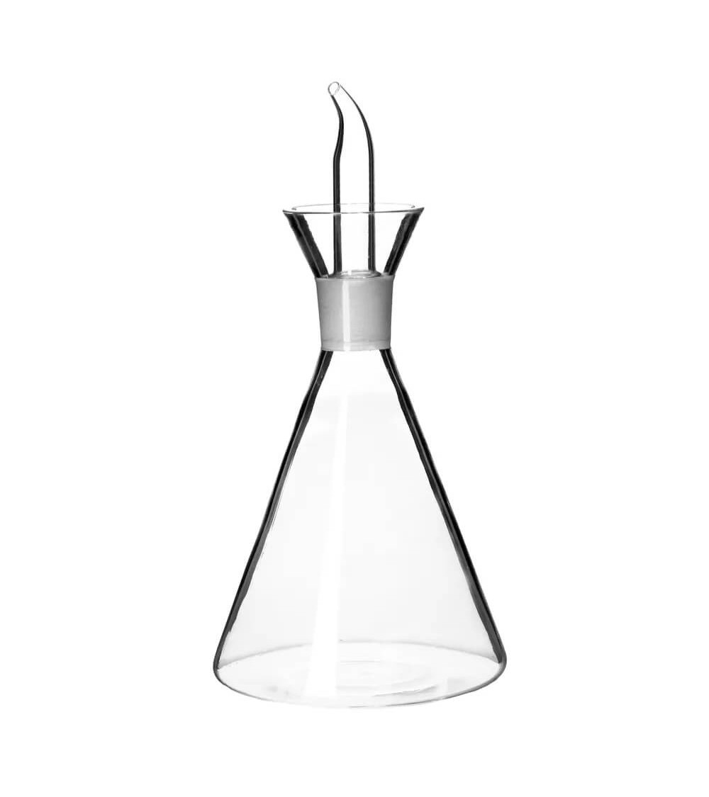 Dcasa Aceitera Antigoteo De Cristal Para Mesa Cocina Con Servicio De 500 CC