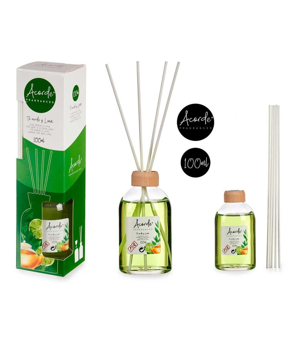 Dcasa Ambientador Mikado 100ml Con Varilla Verde Lima