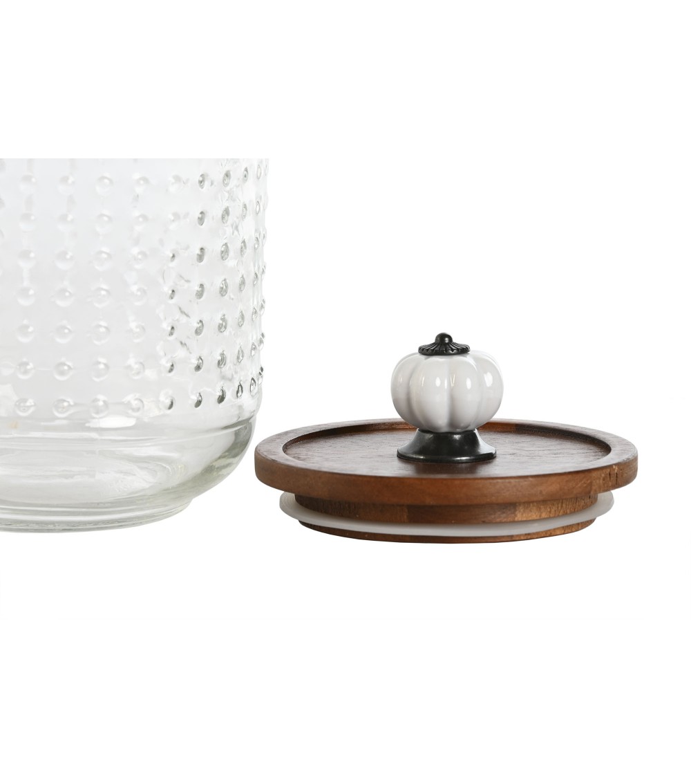 Dcasa Bote Para Cocina Con Tapa De Acacia De 600 Ml