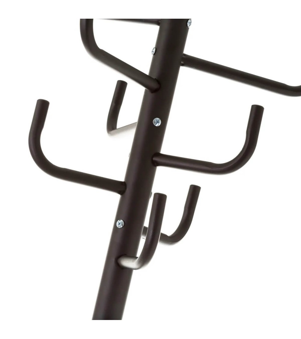 Dcasa Perchero Negro De Metal De 183x40x40 Cm