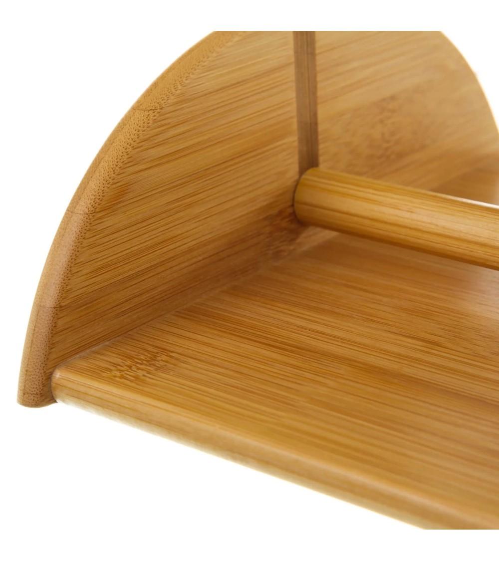 Dcasa Servilletero Marrón Bambú De 19x7x18 Cm