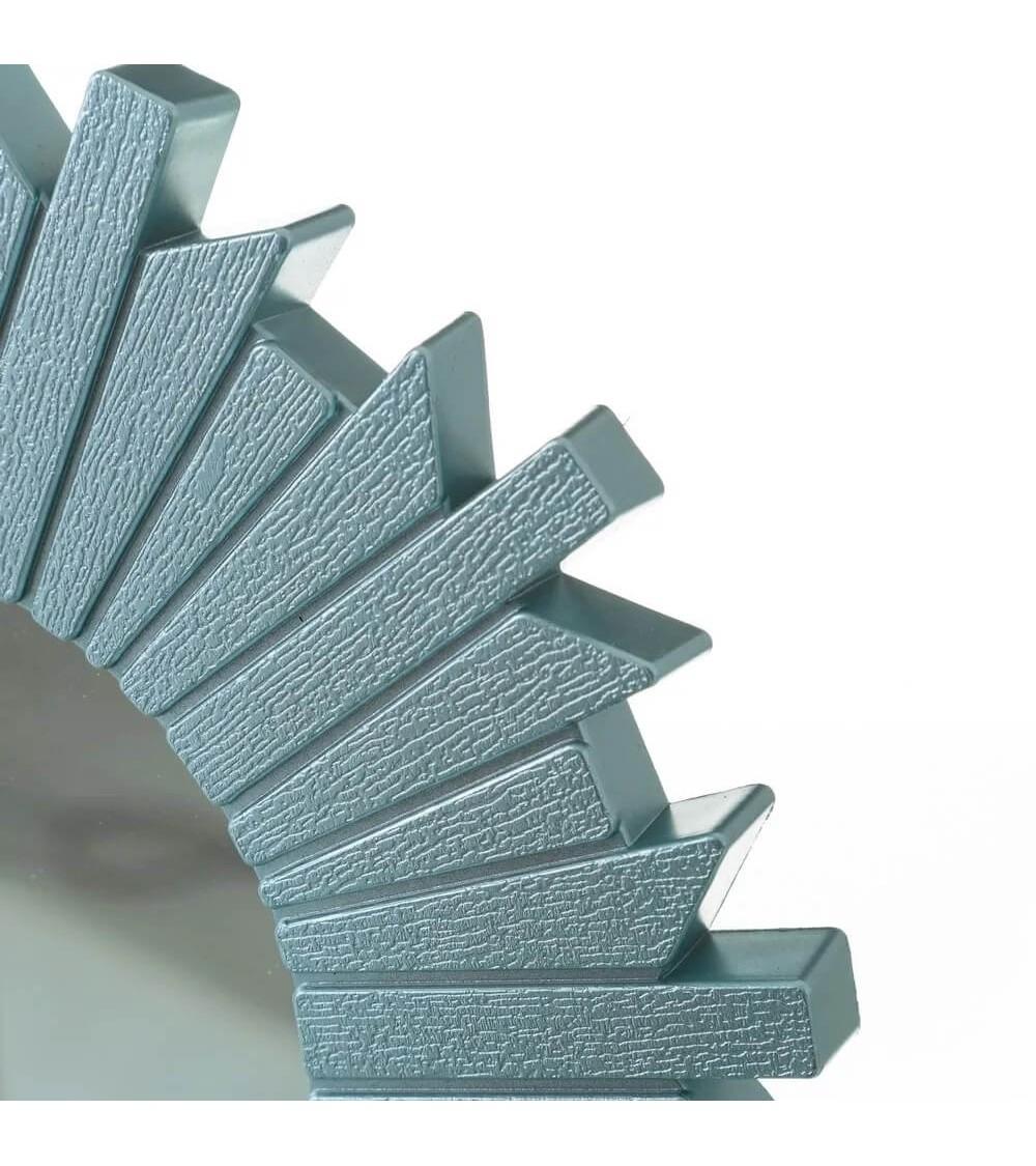 Dcasa Set De 3 Espejos Sol Azules De Plástico