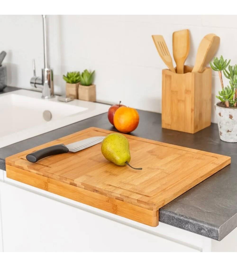 Dcasa Tabla Cortar Bambú Marrón De 45x35 Cm