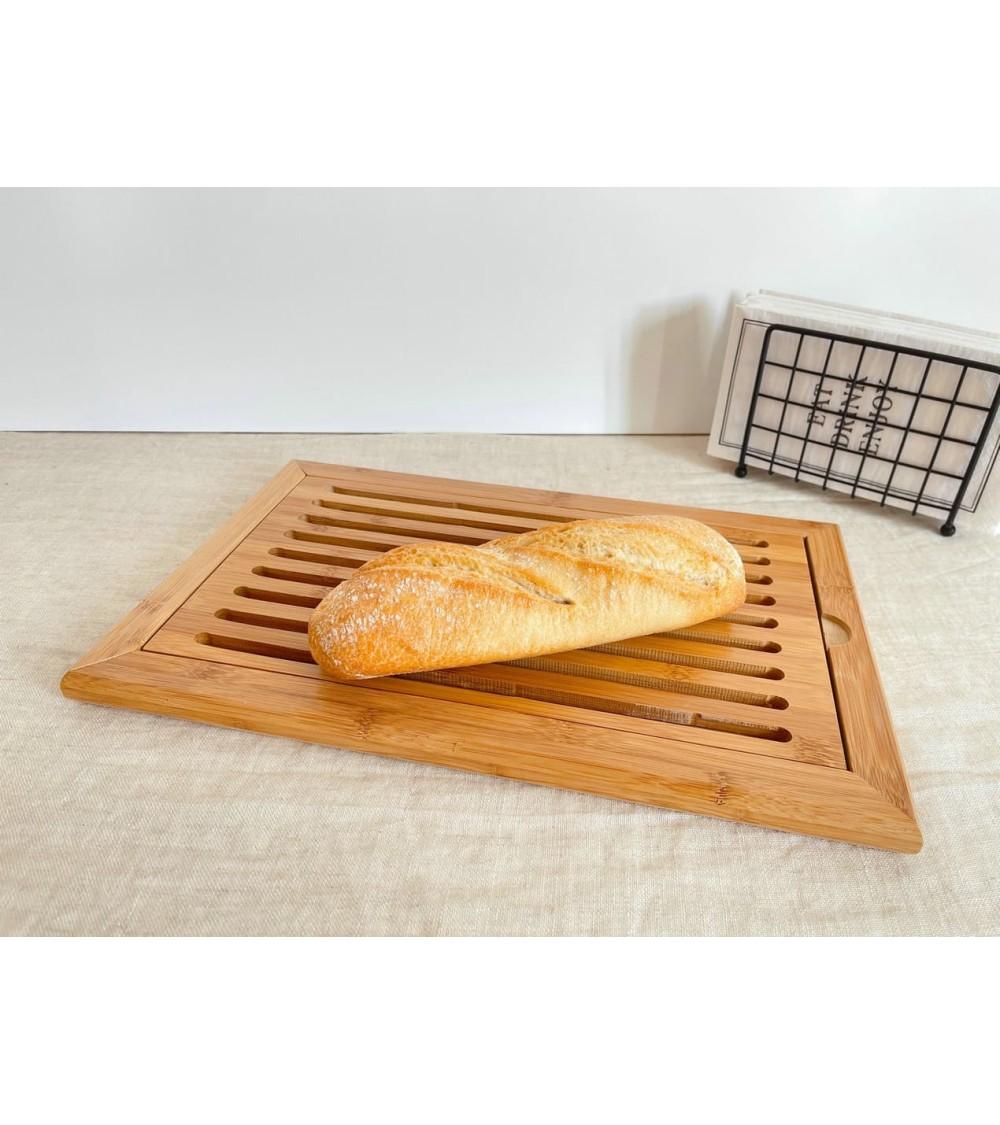 Dcasa Tabla De Cortar Pan De Bambú Para Cocina