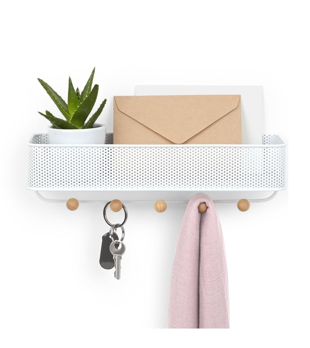 Dcasa Estique Organizador multifuncional Acero Blanco