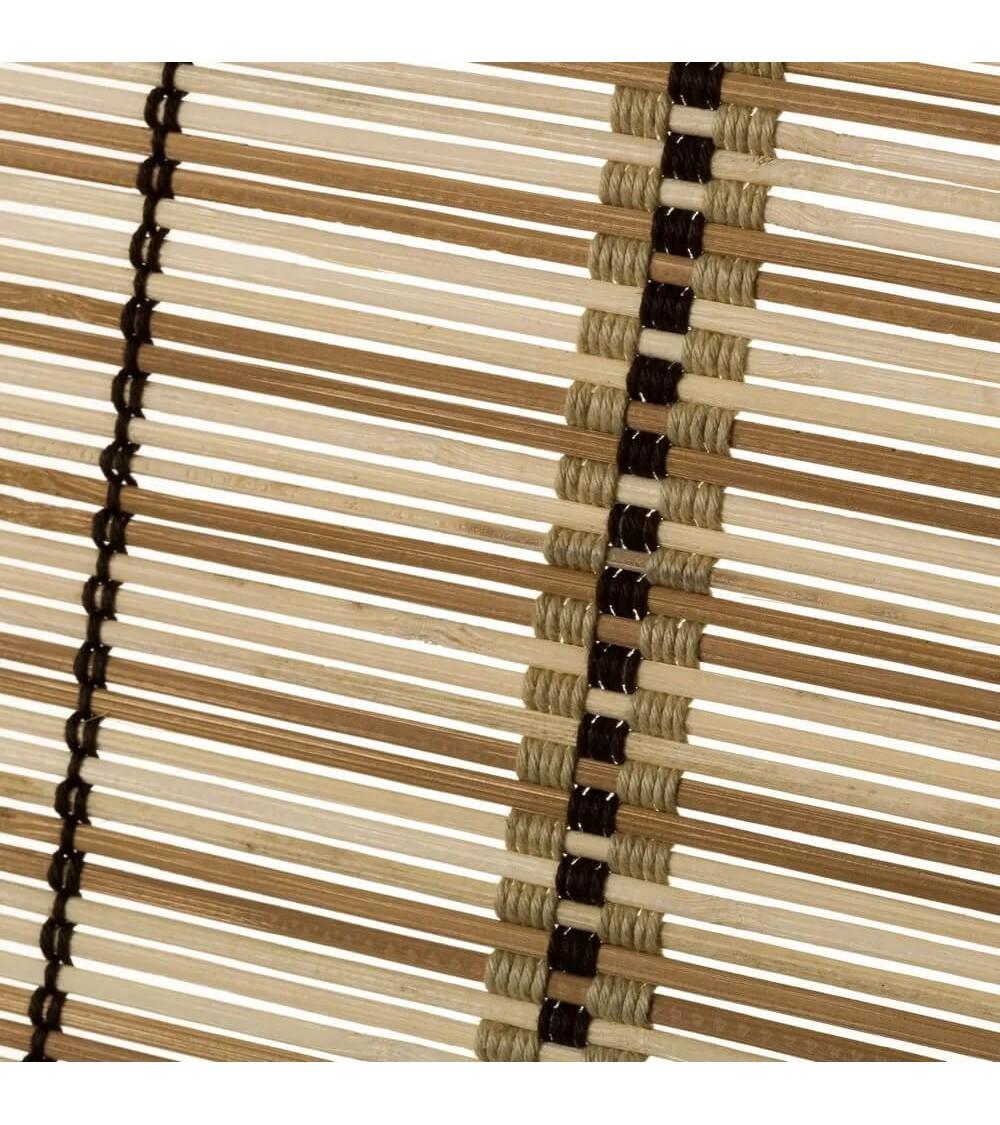 Dcasa Estor Enrollable Beige De Varillas De Bambú De 120x180 Cm