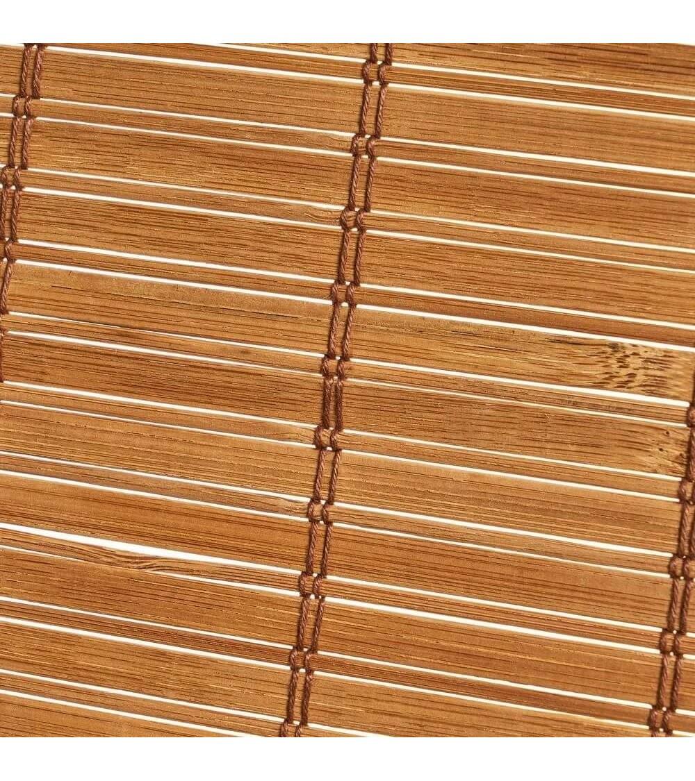 Dcasa Estor Enrollable De Láminas De Bambú Natural De 140x180 Cm