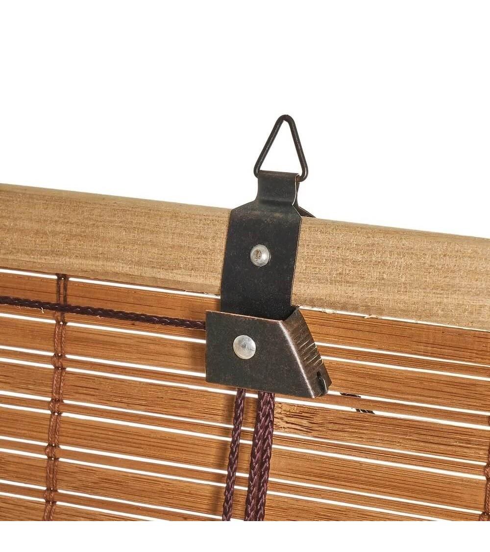 Dcasa Estor Enrollable De Láminas De Bambú Natural De 160x180 Cm