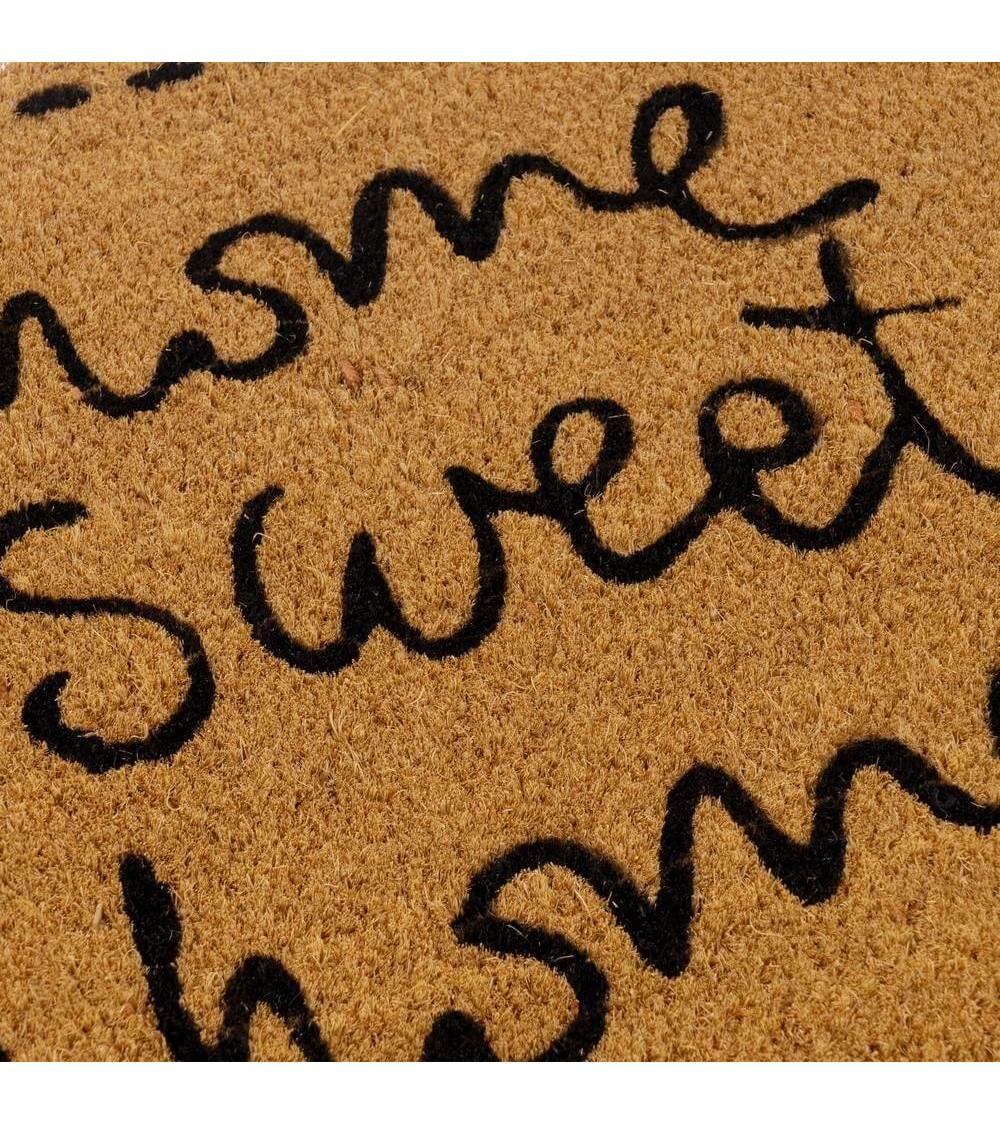 Dcasa Felpudo Antideslizante Love Y Home De Fibra De Coco Natural De 60x40 Cm
