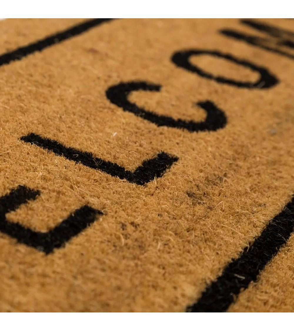 Dcasa Felpudo Antideslizante Marrón De Fibra De Coco Natural De 25x75 Cm