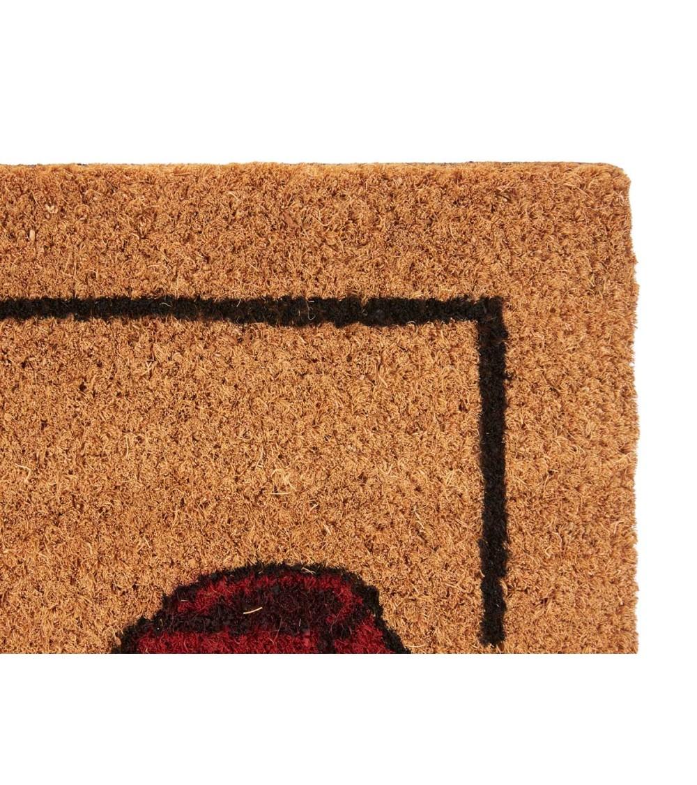 Dcasa Felpudo Antideslizante Original De Fibra De Coco Natural Paso A Paso 40x60