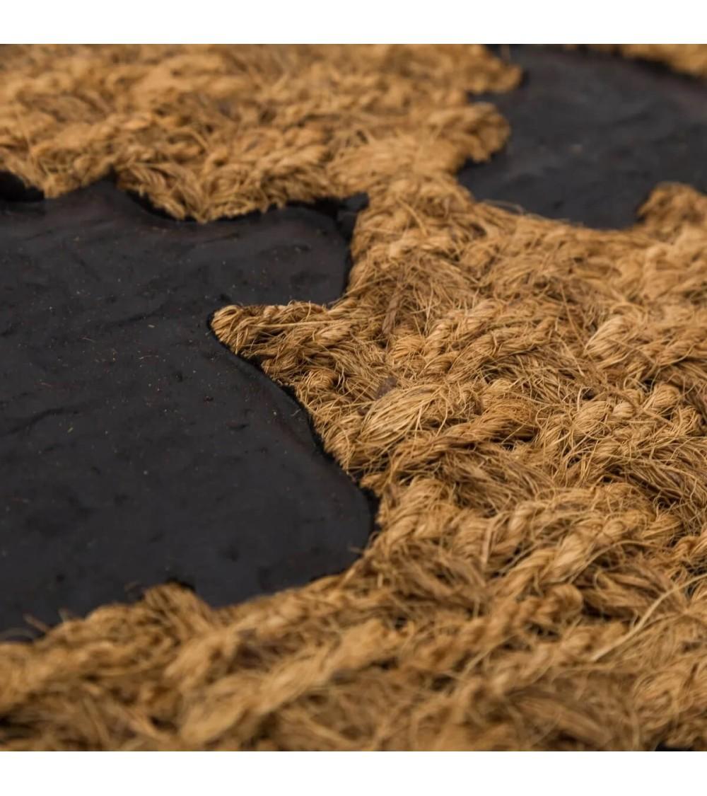 Dcasa Felpudo Antideslizante Perros De Fibra Natural De Coco De 60x40 Cm