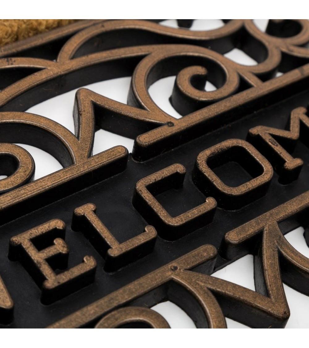 Dcasa Felpudo Beige De Fibra De Coco Natural De 75x45 Cm