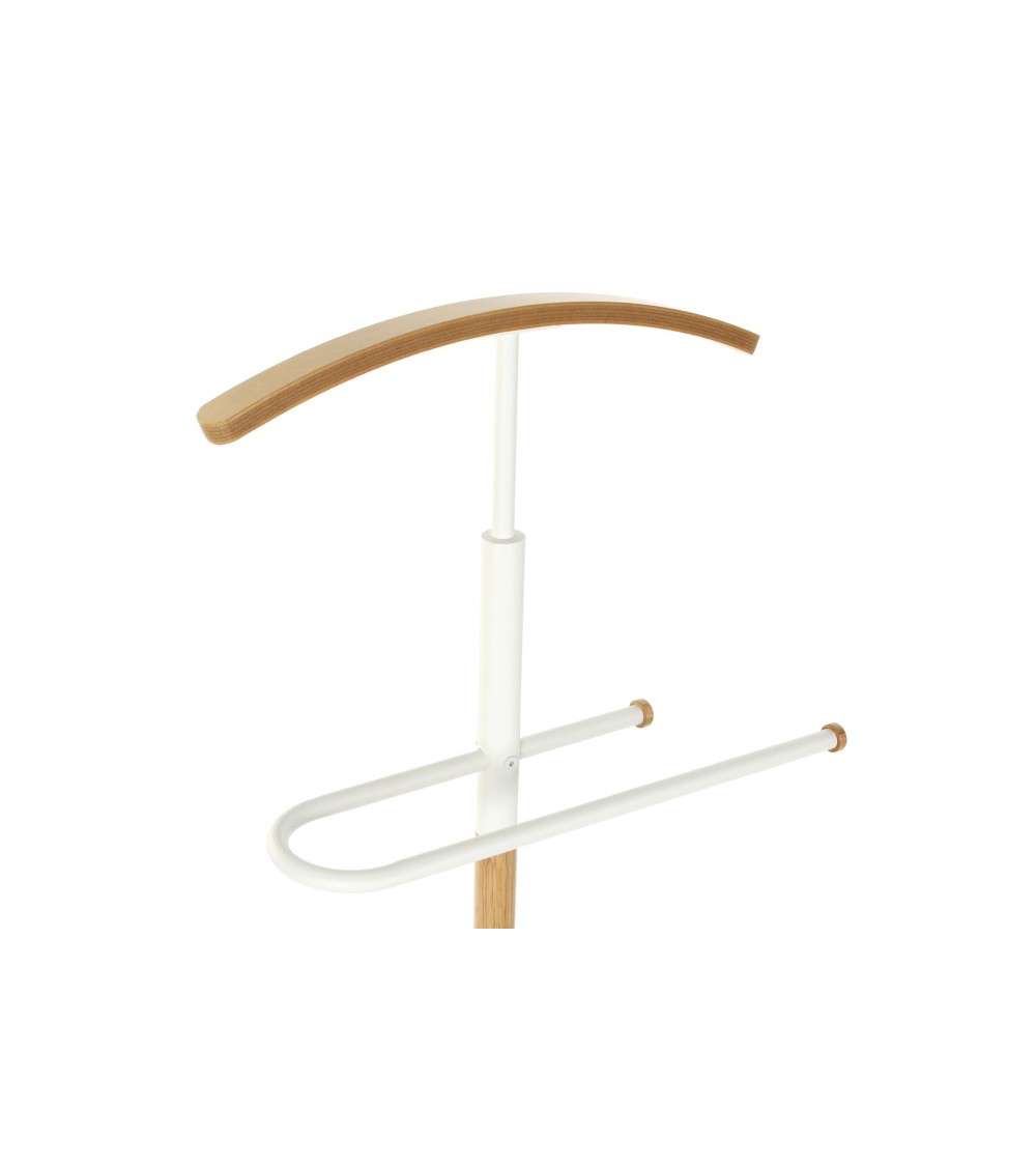 Dcasa Galán De Noche Nórdicos Multifuncional Con 2 Perchas O Colgadores Para Ropa