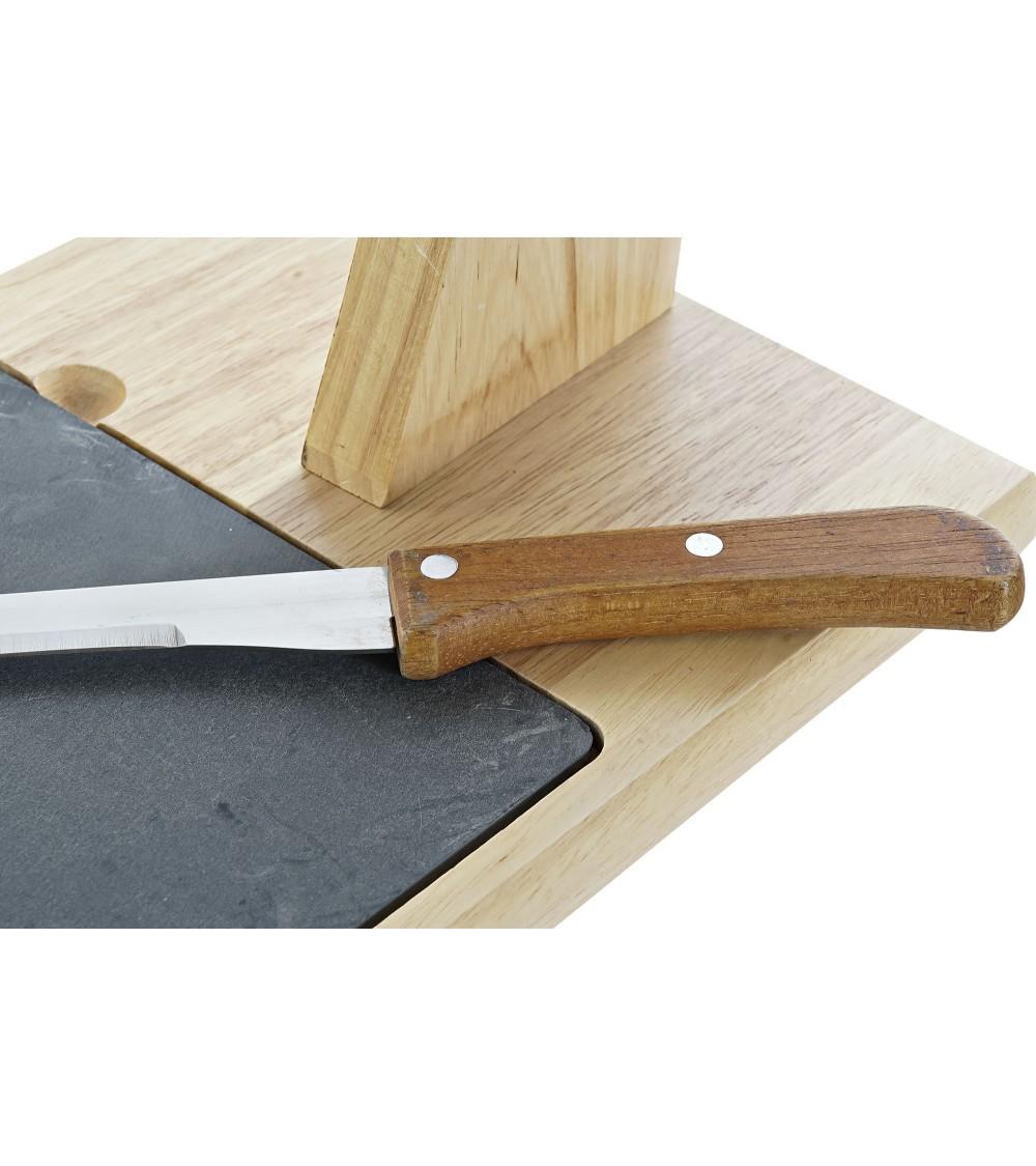 Dcasa Jamonero Natural De Pino Natural Para Mesa Cocina De 44x20x31 Cm