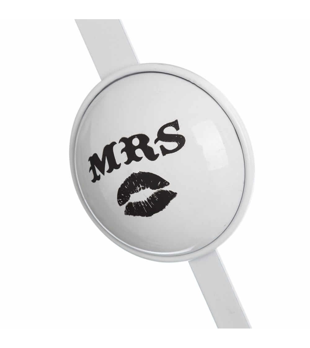 Dcasa Juego De 2 Percha Para Puerta Con 1 Colgador Blanco De Metal Hypster De 9x8 5x27 Cm