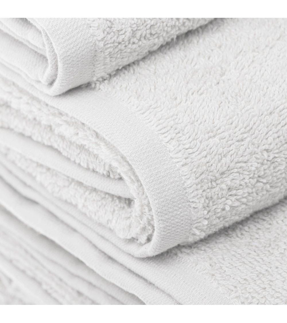 Dcasa Juego De 6 Toallas De Tocador Blancas De Algodón Natural De 30x50 Cm