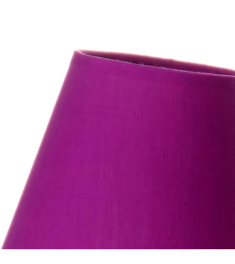 Dcasa Lámpara Para Mesita De Noche Moderna Morado De Cerámica