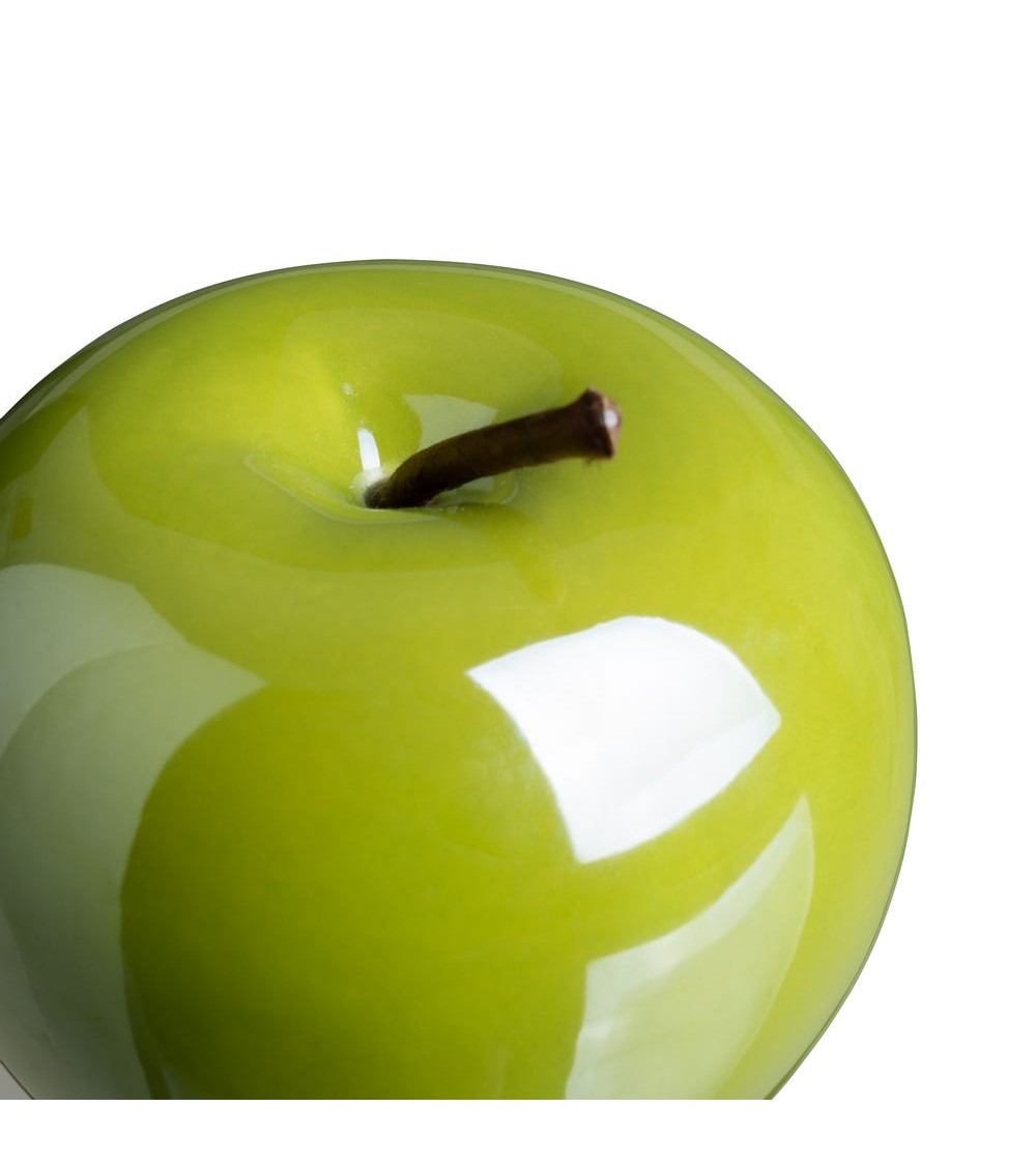 Dcasa Manzana Ceramica Colores Decorativa Sobremesa "Set 3 Pieza" 7 5 Cm