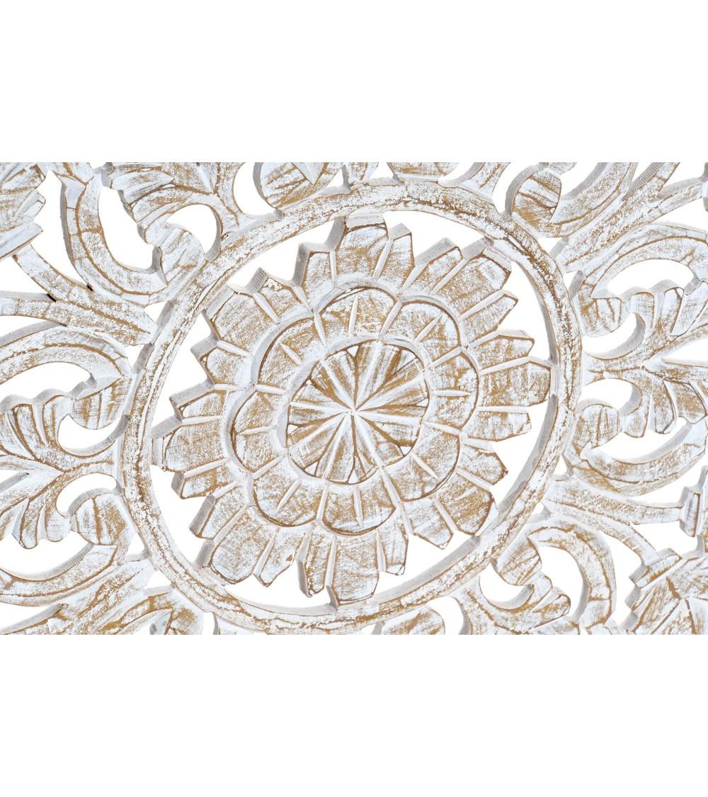 Dcasa Mural Decoracion De Pared Envejecido Madera Tallado Floral Decape