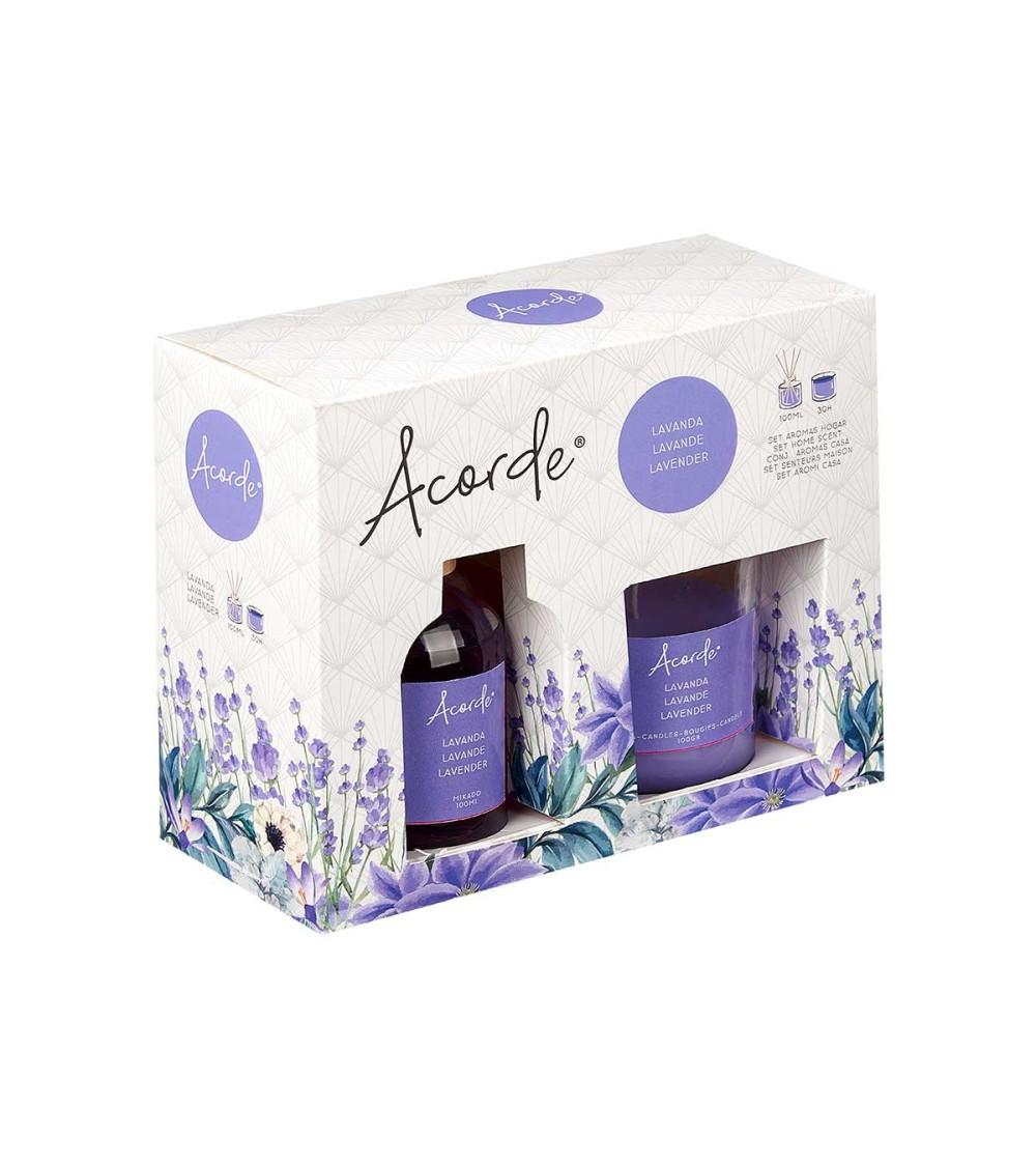 Dcasa Pack De Mikado 100 Ml Y Vela De 30 Horas De Lavanda
