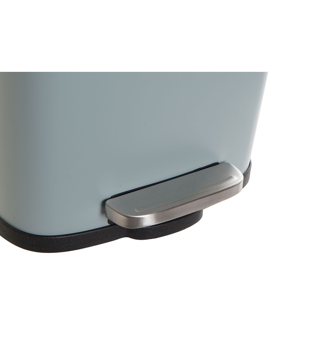 Dcasa Papelera De Metal Y Polipropileno Con Cerrado Lento De 5 Litros