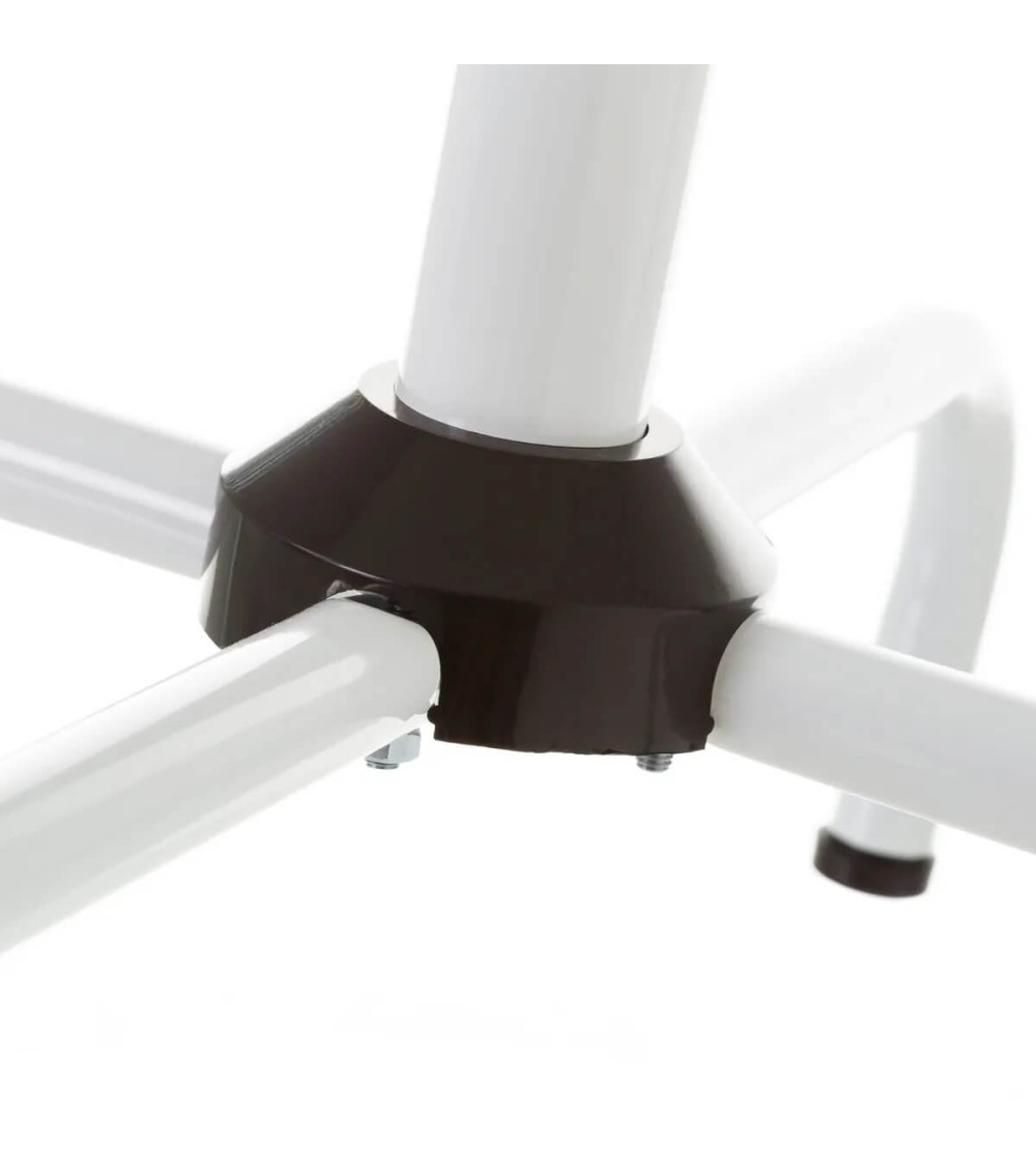 Dcasa Perchero De 8 Brazos Moderno Blanco De Metal Para La Entrada De 180 Cm