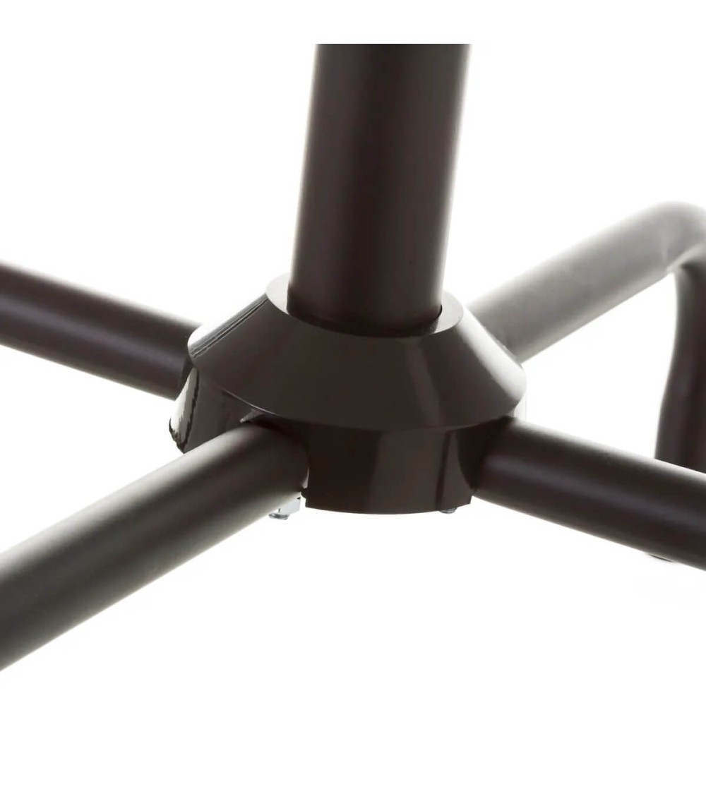 Dcasa Perchero De 8 Brazos Moderno Negro De Metal Para La Entrada De 180 Cm