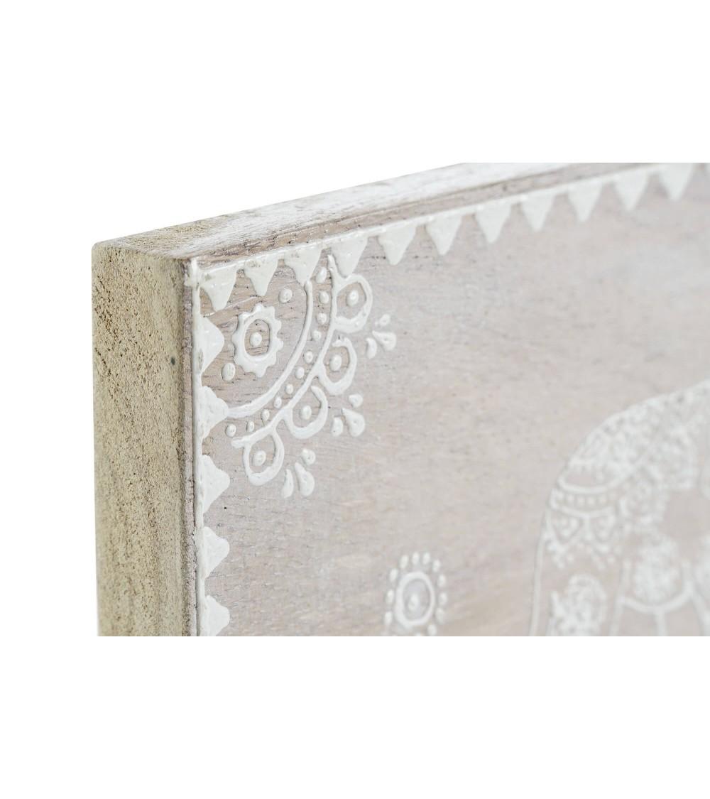 Dcasa Perchero Original De Madera Mango Elefantes Con Mano Fatima 5 Ganchos