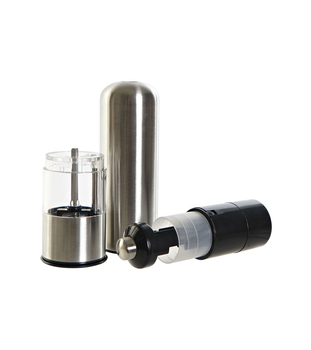 Dcasa Pimentero De Acero Inoxidable Y Cristal Electrico Para Cocina