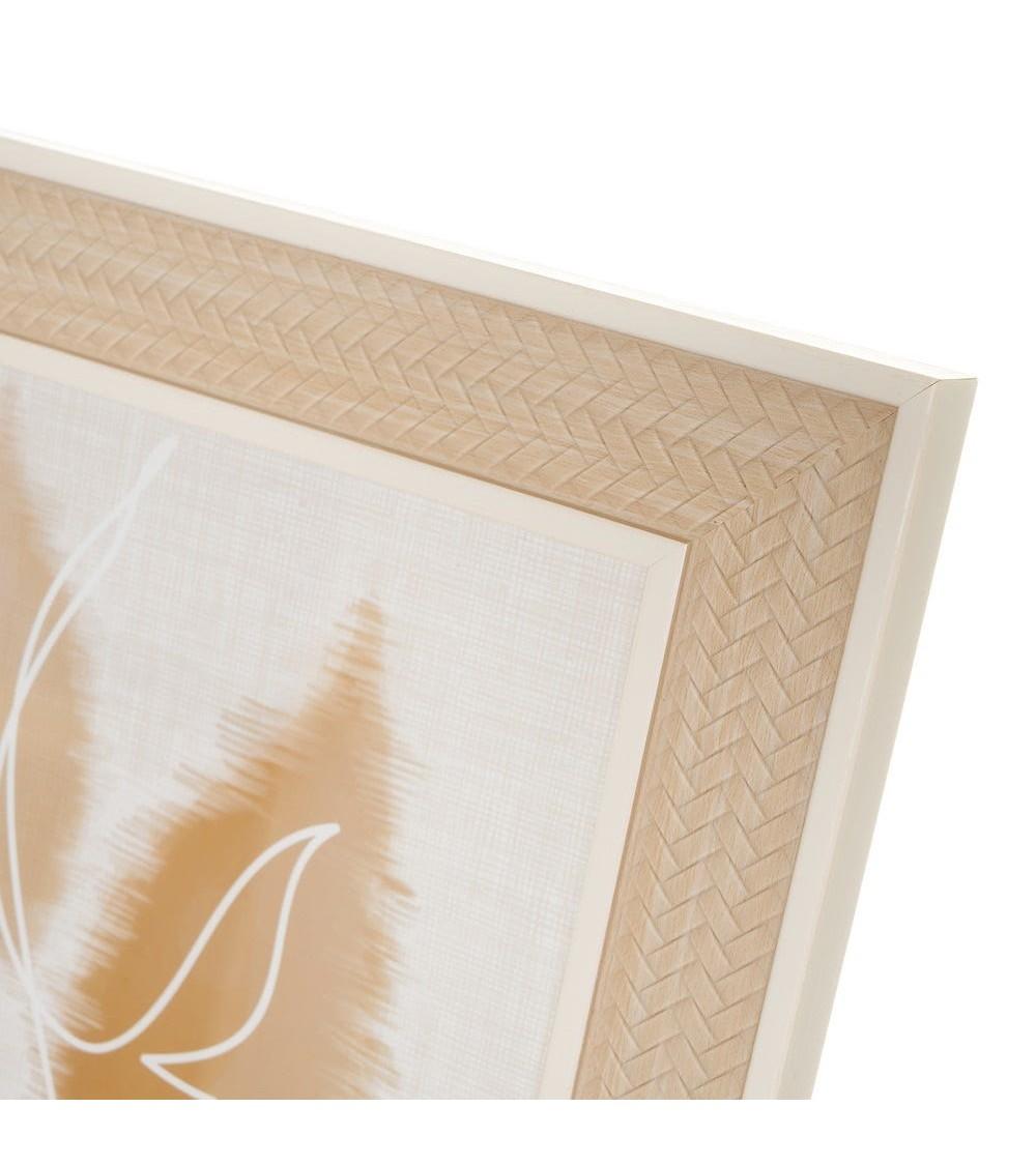 Dcasa Portafotos De Cenefa Natural De Cristal Y Plástico Para Foto De 20x25 Cm