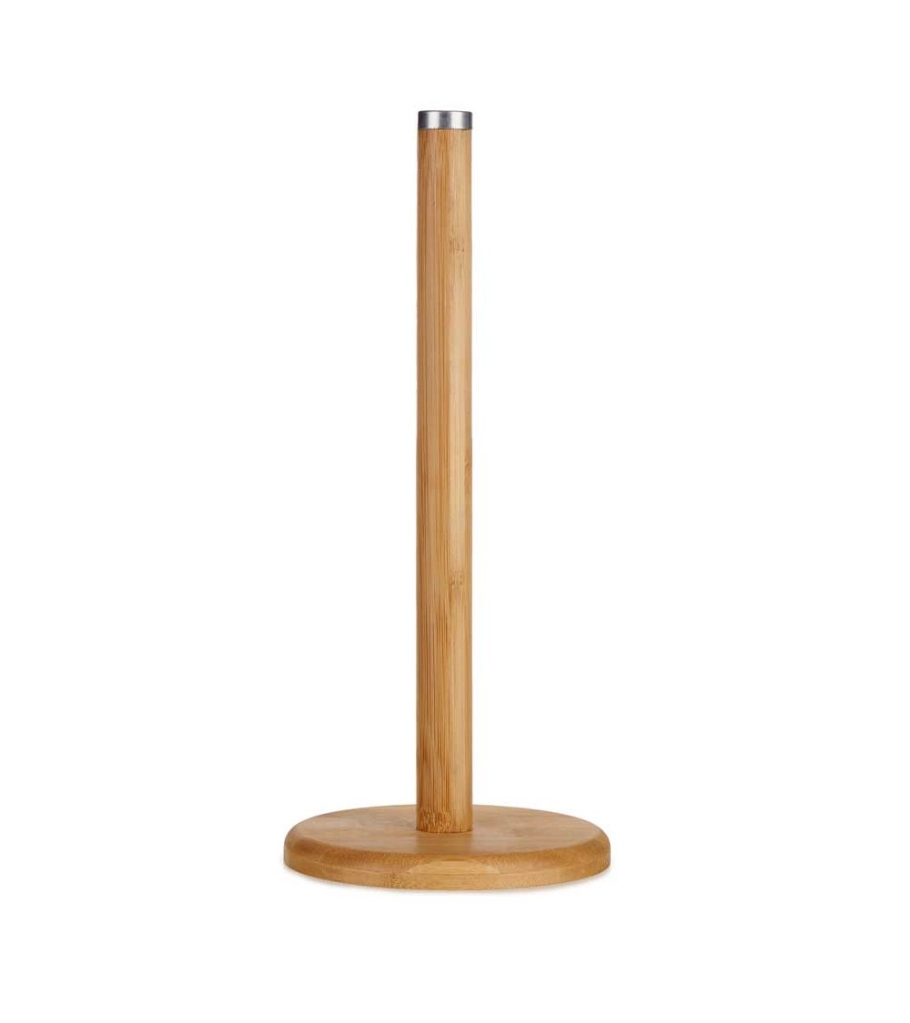 Dcasa Portarrollos bambu natural marrón nórdico para mesa de cocina