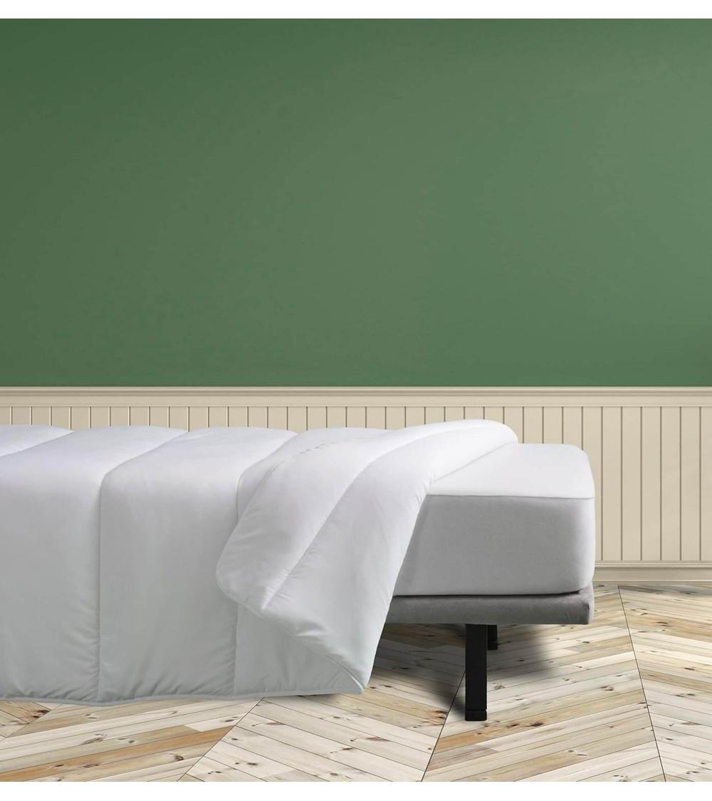 Dcasa Relleno Nórdico Tratamiento Aloe Vera Con Tacto Seda Blanco De Microfibra Y Fibra Hueca Siliconada Para Cama De 150 Cm