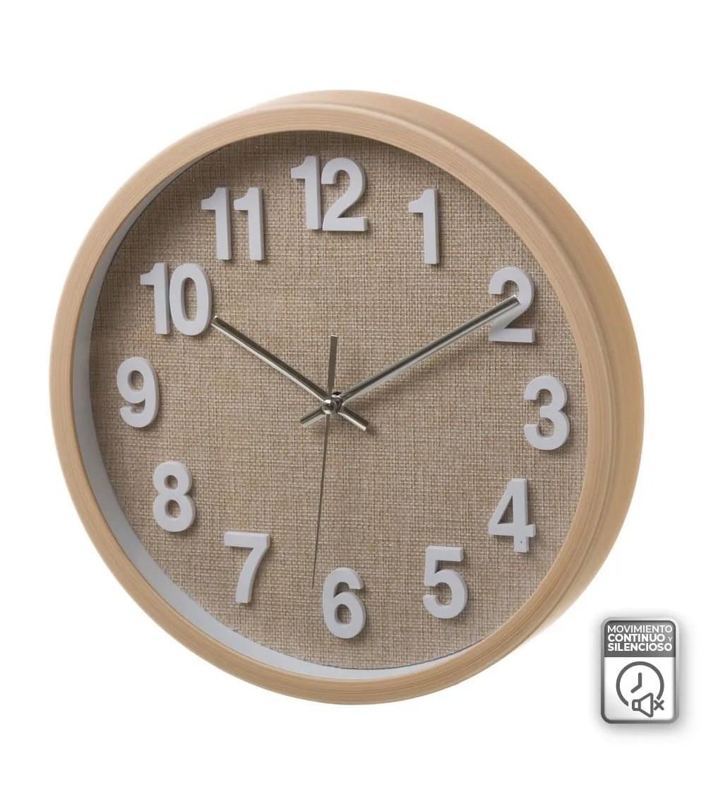 Dcasa Reloj de Pared de plástico Beige Moderno para Cocina Bretaña