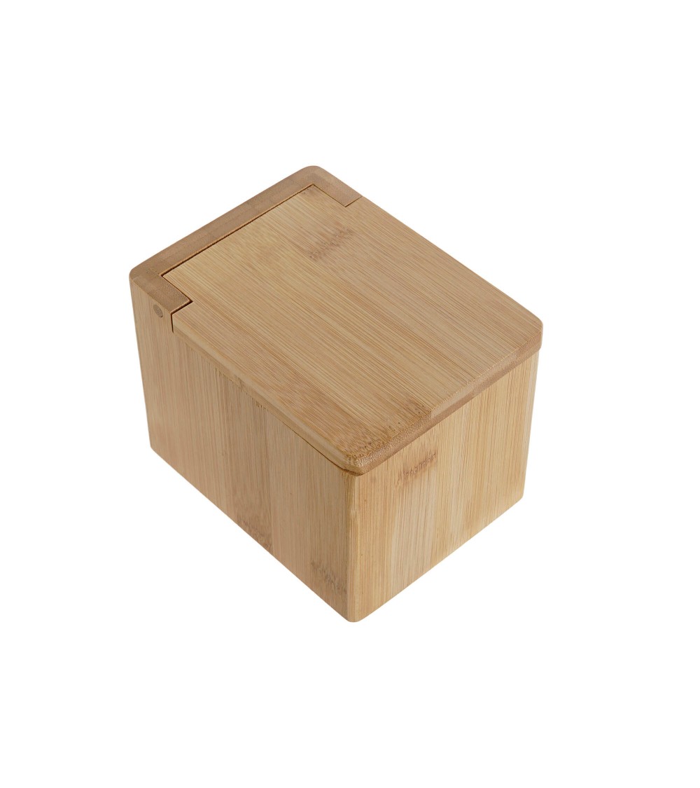 Dcasa Salero Nordico Bambu Natural Para Cocina Sol Nacido