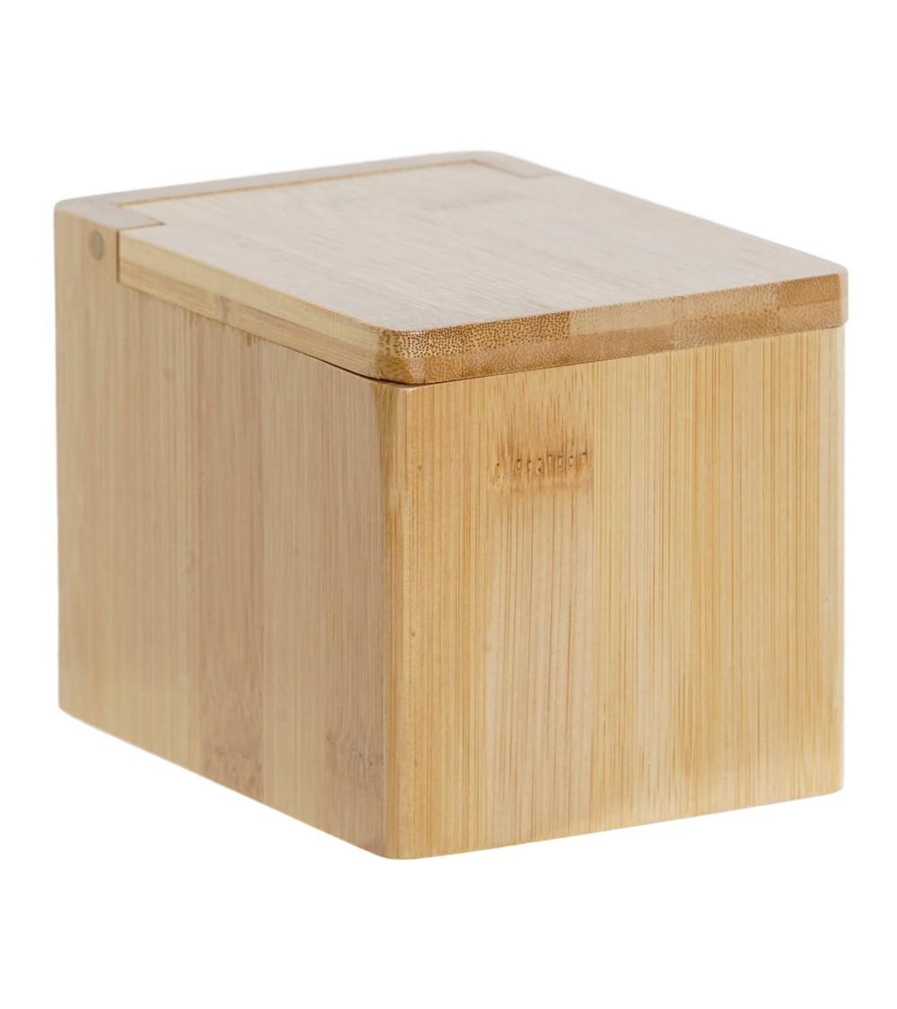 Dcasa Salero nordico bambu natural para cocina sol nacido