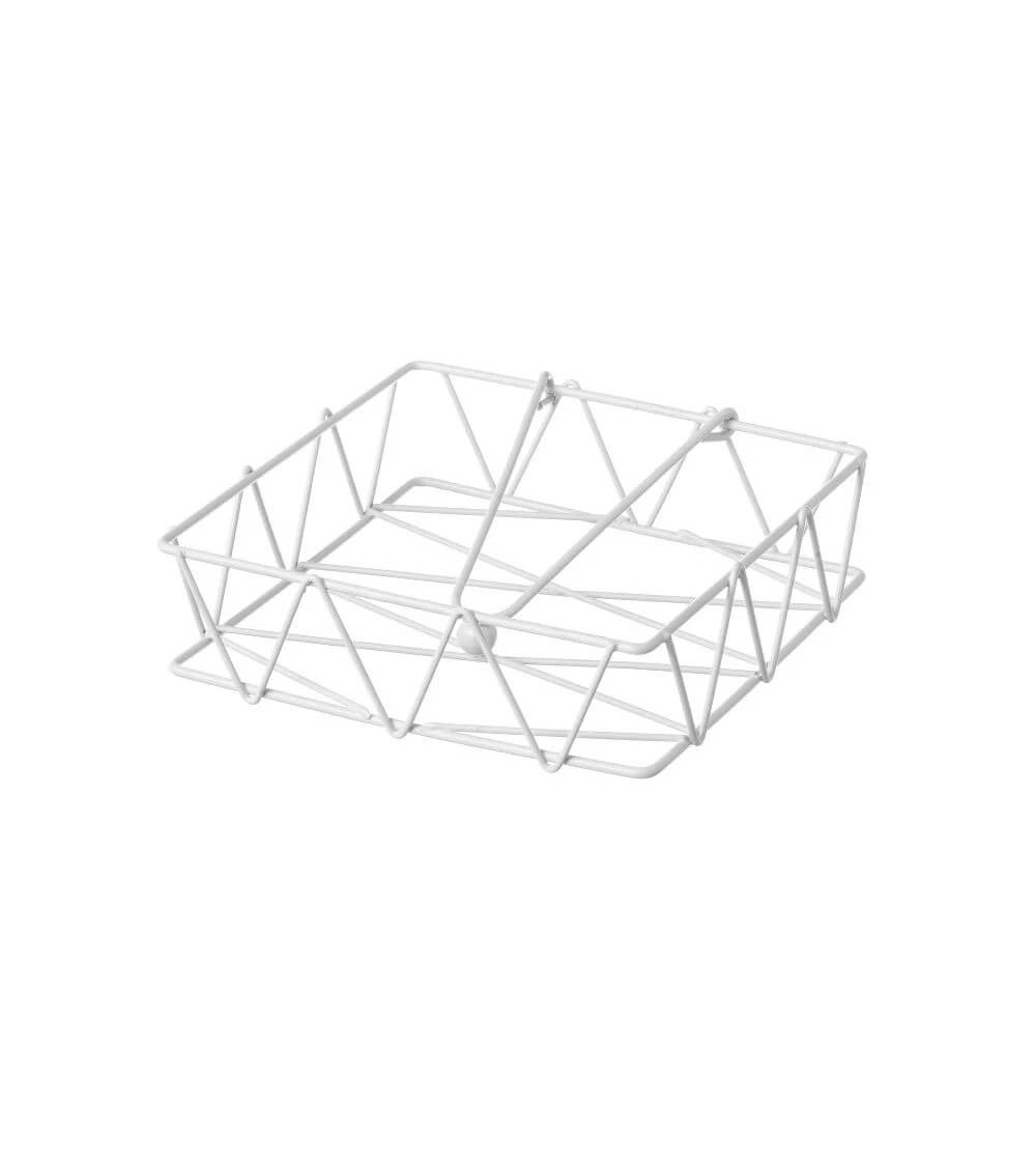 Dcasa Servilletero Metal Blanco para Cocina Fantasy