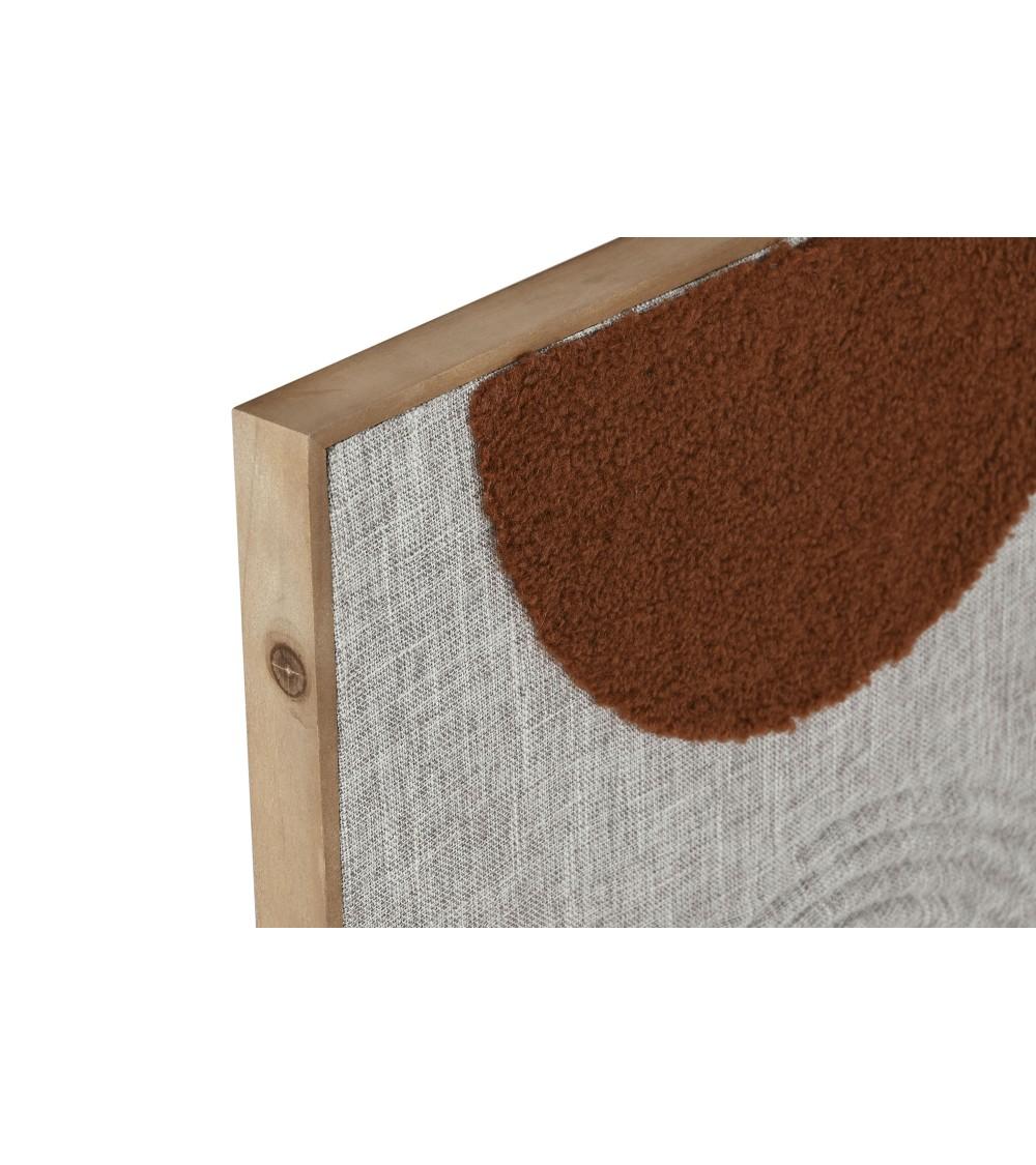 Dcasa Set De 2 Cuadro De Lino Abeto Moderno 3D 50x70 Cm