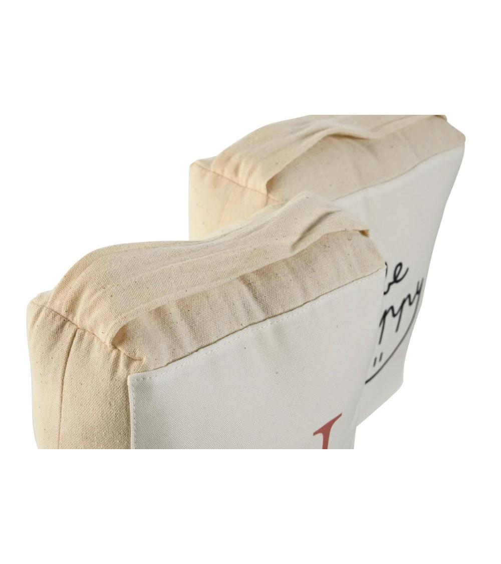 Dcasa Set De 2 Sujeta Puertas Para Suelo Original Home And Happy De Tela/arena Topes De Puerta Decorativo