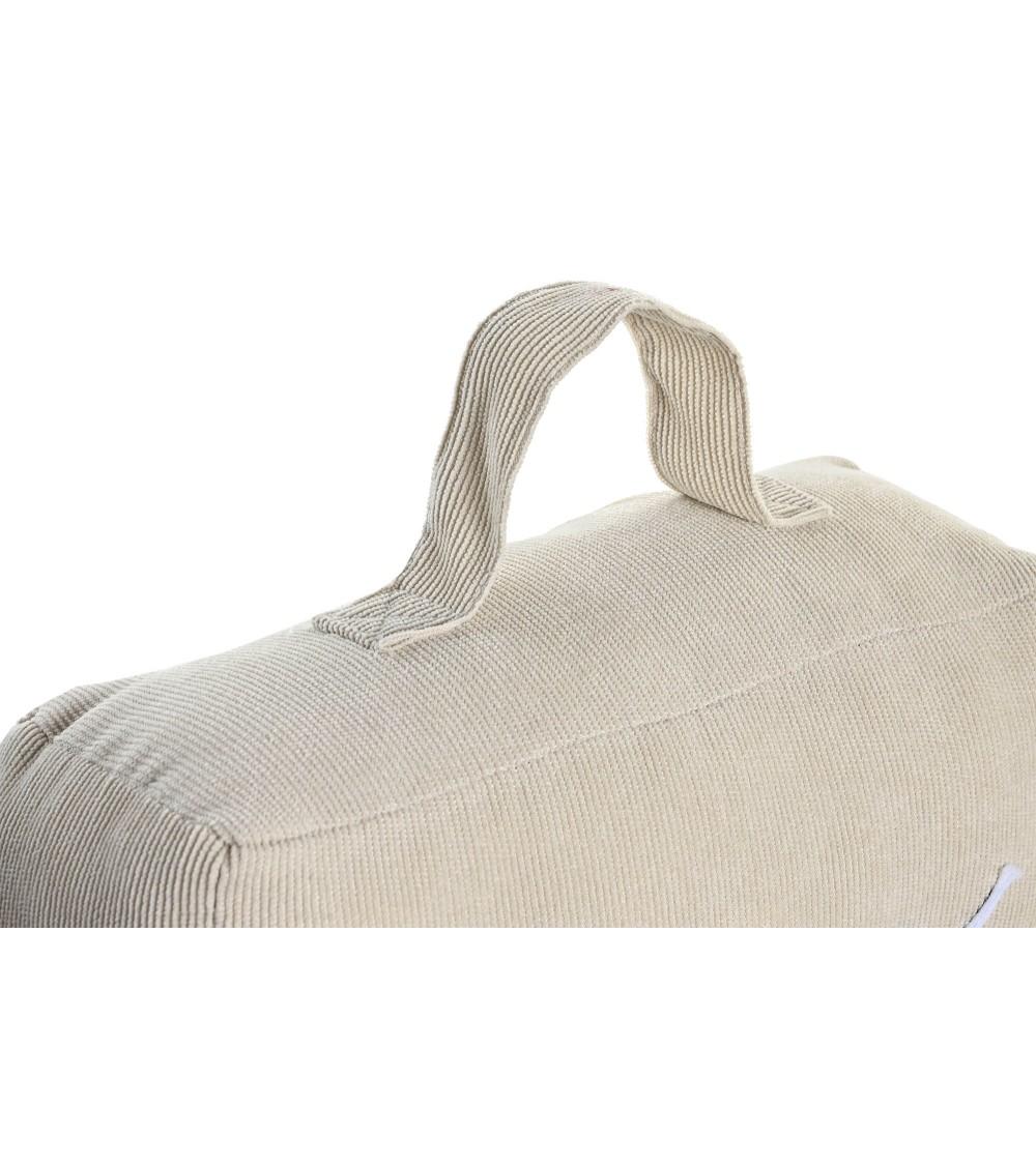 Dcasa Set De 2 Topes De Puerta De Tela Y Gravilla Home En Beig Y Gris